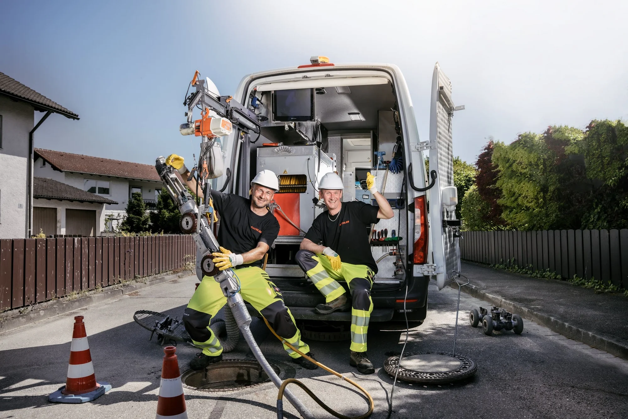 Kanalreinigung und Rohrreinigung in Train
